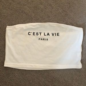 SHEIN tube top Size:M